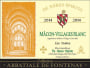 De Aureo Spirito Macon-Villages Abbatiale de Fontenay Les Truites blance 2014 Front Label