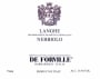 De Forville Langhe Nebbiolo 2013 Front Label