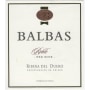 Bodegas Balbas Roble 2014 Front Label