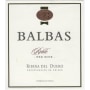 Bodegas Balbas Roble 2011 Front Label