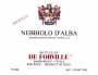 De Forville Nebbiolo d'Alba San Rocco 2013 Front Label