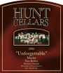Hunt Cellars Unforgettable Merlot 2006 Front Label