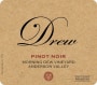 Drew Morning Dew Pinot Noir 2015 Front Label