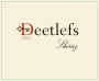Deetlefs Shiraz 2007 Front Label