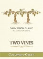 Two Vines Sauvignon Blanc 2013 Front Label