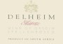 Delheim Wines Shiraz 2010 Front Label