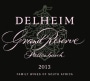 Delheim Wines Grand Reserve Cabernet Sauvignon 2013 Front Label