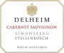 Delheim Wines Cabernet Sauvignon 2013 Front Label