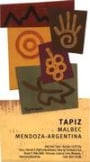 Tapiz Malbec 1998 Front Label