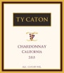 Ty Caton Chardonnay 2013 Front Label