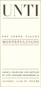 Unti Montepulciano 2012 Front Label