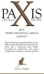 DFJ Vinhos Paxis Arinto 2012 Front Label