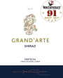 DFJ Vinhos Grand'Arte Shiraz 2012 Front Label