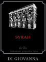 Di Giovanna Sicilia Syrah 2005 Front Label