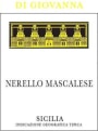 Di Giovanna Terre Siciliane Nerello Mascalese 2009 Front Label