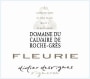 Didier Desvignes Fleurie Domaine du Calvaire de Roche-Gres 2013 Front Label