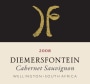 Diemersfontein Wine and Country Estate Cabernet Sauvignon 2008 Front Label