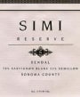 Simi Sendal 1998 Front Label