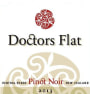 Doctors Flat Pinot Noir 2013 Front Label