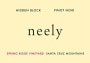 Neely Spring Ridge Vineyard Hidden Block Pinot Noir 2009 Front Label