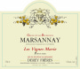 Domain Derey Brothers Marsannay Les Vignes Marie 2010 Front Label