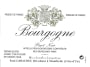 Domain Paul Garaudet Bourgogne Pinot Noi 2014 Front Label