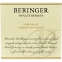 Beringer Private Reserve Cabernet Sauvignon 1994 Front Label