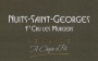 Domaine A. Chopin & Fils  Nuits-Saint-Georges Les Murgers Premier Cru 2013 Front Label