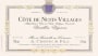 Domaine A. Chopin & Fils Cote De Nuits-Villages Vieilles Vignes 2009 Front Label