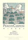 Peachy Canyon Estate Merlot 1998 Front Label