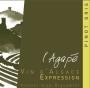 Domaine Agape Expression Pinot Gris 2014 Front Label