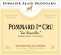 Domaine Alain Jeanniard Pommard Les Saussilles Premier Cru 2013 Front Label