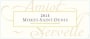 Domaine Amiot-Servelle Morey-Saint-Denis 2013 Front Label