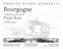 Domaine Andreotti Bourgogne Vieilles Vignes Pinot Noir 2008 Front Label