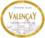 Domaine Augis Valencay Blanc 2015 Front Label