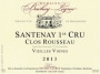 Domaine Bachey-Legros Santenay Clos Rousseau Vieilles Vignes Premier Cru 2013 Front Label