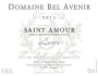 Domaine Bel Avenir Saint-Amour Laura 2011 Front Label