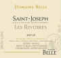Domaine Belle Saint-Joseph Les Revoires 2010 Front Label