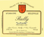 Domaine Belleville Rully La Pucelle Premier Cru 2009 Front Label