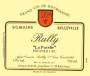 Domaine Belleville Rully La Pucelle Premier Cru 2014 Front Label