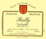 Domaine Belleville Rully La Pucelle Premier Cru 2013 Front Label