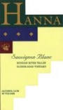 Hanna Sauvignon Blanc 2000 Front Label