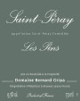 Domaine Bernard Gripa Saint-Peray Les Pins 2012 Front Label
