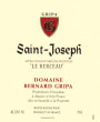 Domaine Bernard Gripa Saint-Joseph Le Berceau Rouge 2014 Front Label