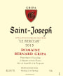 Domaine Bernard Gripa Saint-Joseph Le Berceau Blanc 2013 Front Label