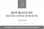 Domaine Bertrand Bachelet Bourgogne Hautes Cotes de Beaune 2014 Front Label