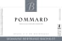 Domaine Bertrand Bachelet Pommard 2011 Front Label