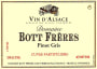 Domaine Bott Freres Cuvee Particuliere Pinot Gris 2015 Front Label