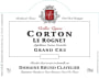 Domaine Bruno Clavelier Corton Le Rognet Vieilles Vignes Grand Cru 2011 Front Label