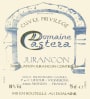 Domaine Castera Jurancon Cuvee Privilege 2002 Front Label